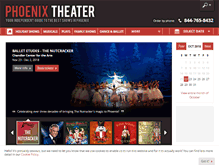 Tablet Screenshot of phoenix-theater.com